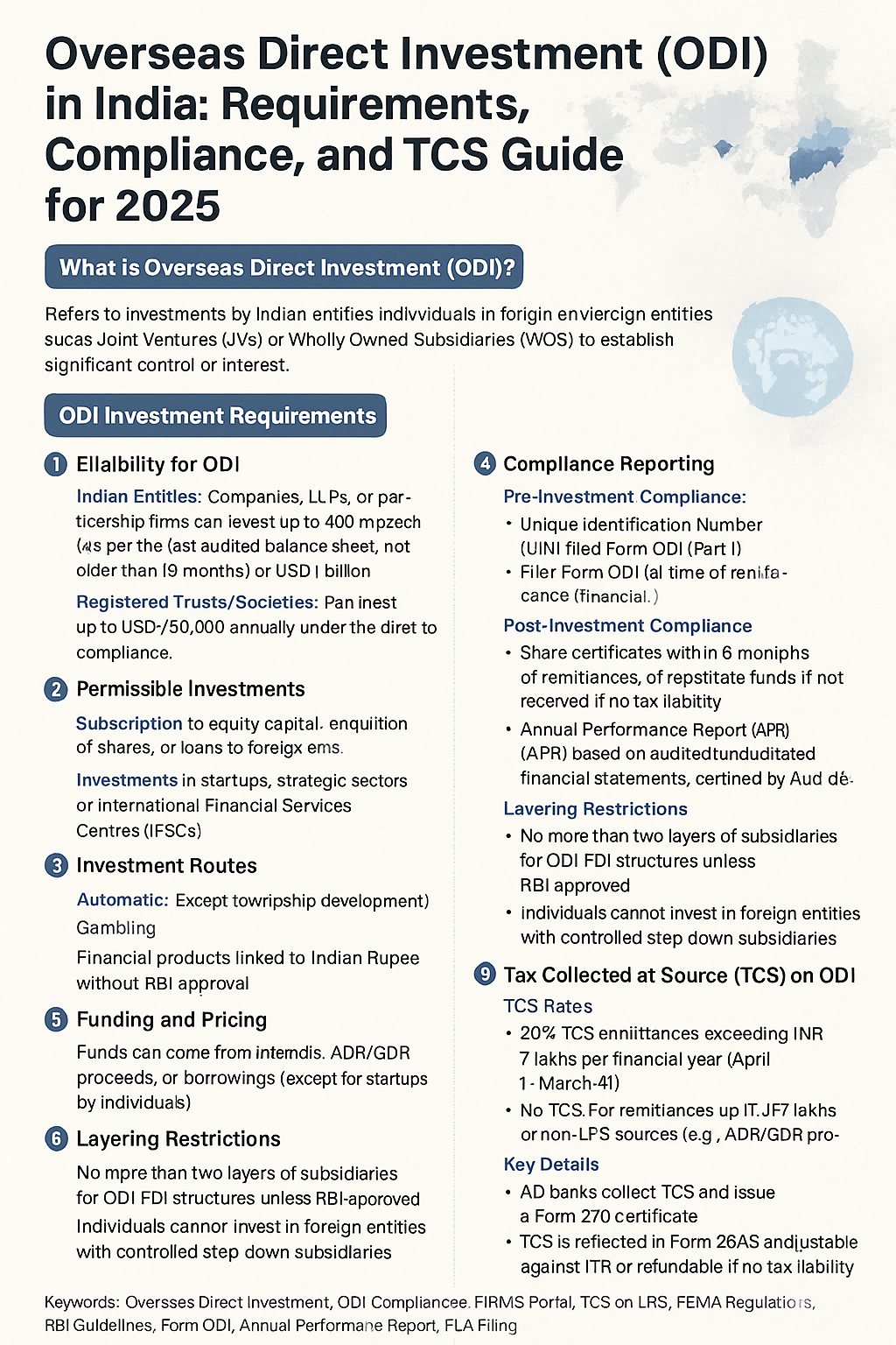 Overseas Direct Investment (ODI) in India - S Choudhary & Co.
